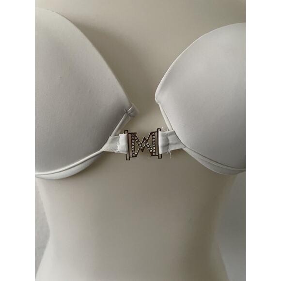 Meshki Swim Bikini Top Padded Logo Swimwear - Picture 2 of 7